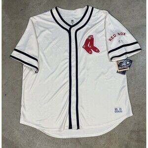 True Fan Boston Red Sox Jersey Button-Up Cooperstown New With Tags Size 2XL